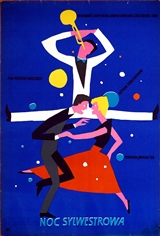 poster carnival night, noc sylwestrowa, roman cieslewicz