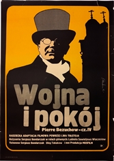 poster War and Peace Part IV Pierre Bezukhov,wojna i pokoj, freudenreich