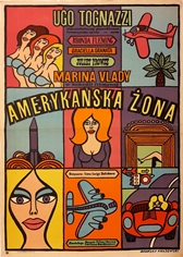 poster amerykanska zona, andrzej krajewski