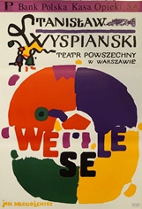 theater poster - mlodozeniec - wesele