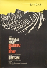 poster landscape after the battle, krajobraz po bitwie, jozef mroszczak