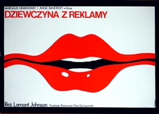 poster, lipstick, dziewczyna z reklamy, neugebauer