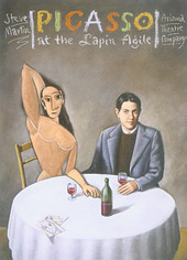 Picasso at the Lapin Agile Olbinski poster