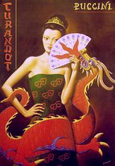 opera poster - olbinski - turandot