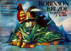 poster Adventures of Robinson Crusoe, a Sailor from York, wiktor sadowski