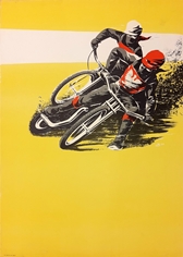 poster morocyclists, motocyklsci