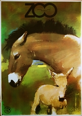 poster zoo horses konie, waldemar-swierzy
