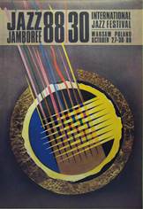 poster jazz jamboree 88, roslaw szaybo