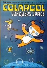 poster colargol conquers space, colargol zdobywca kosmosu, tadeusz wilkosz