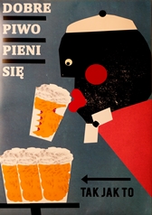 poster dobre piwo pieni sie, jakub zasada